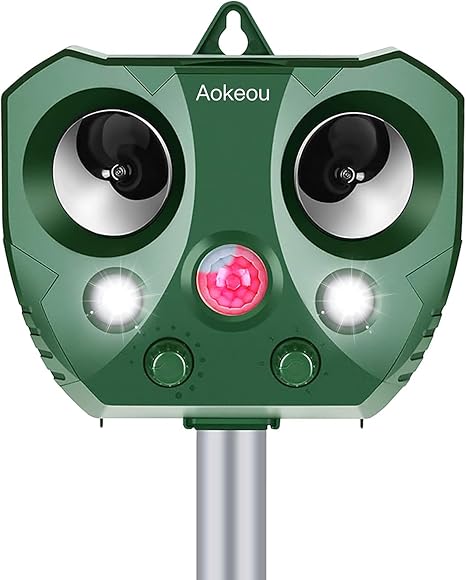 Amazon 令和3年進化版 猫よけ 動物撃退器 害獣撃退 超音波 ソーラー充電 猫撃退 猫退治 猫よけグッズ 糞被害 鳥害対策 猫除け 鳥除け 犬除け ネズミよけ 電池給電 Usb充電 Led強力フラッシュライト Ipx4防水防塵 日本語マニュアル Green 害獣 害虫対策器 Amazon 令和3年進化版 猫よけ 動物撃退器 害獣撃退 超音波 ソーラー充電 猫撃退 猫退治 猫よけグッズ 糞被害 鳥害対策 猫除け 鳥除け 犬除け ネズミよけ 電池給電 Usb充電 Led強力フラッシュライト Ipx4防水防塵 日本語マニュアル Green 害獣 害虫対策器