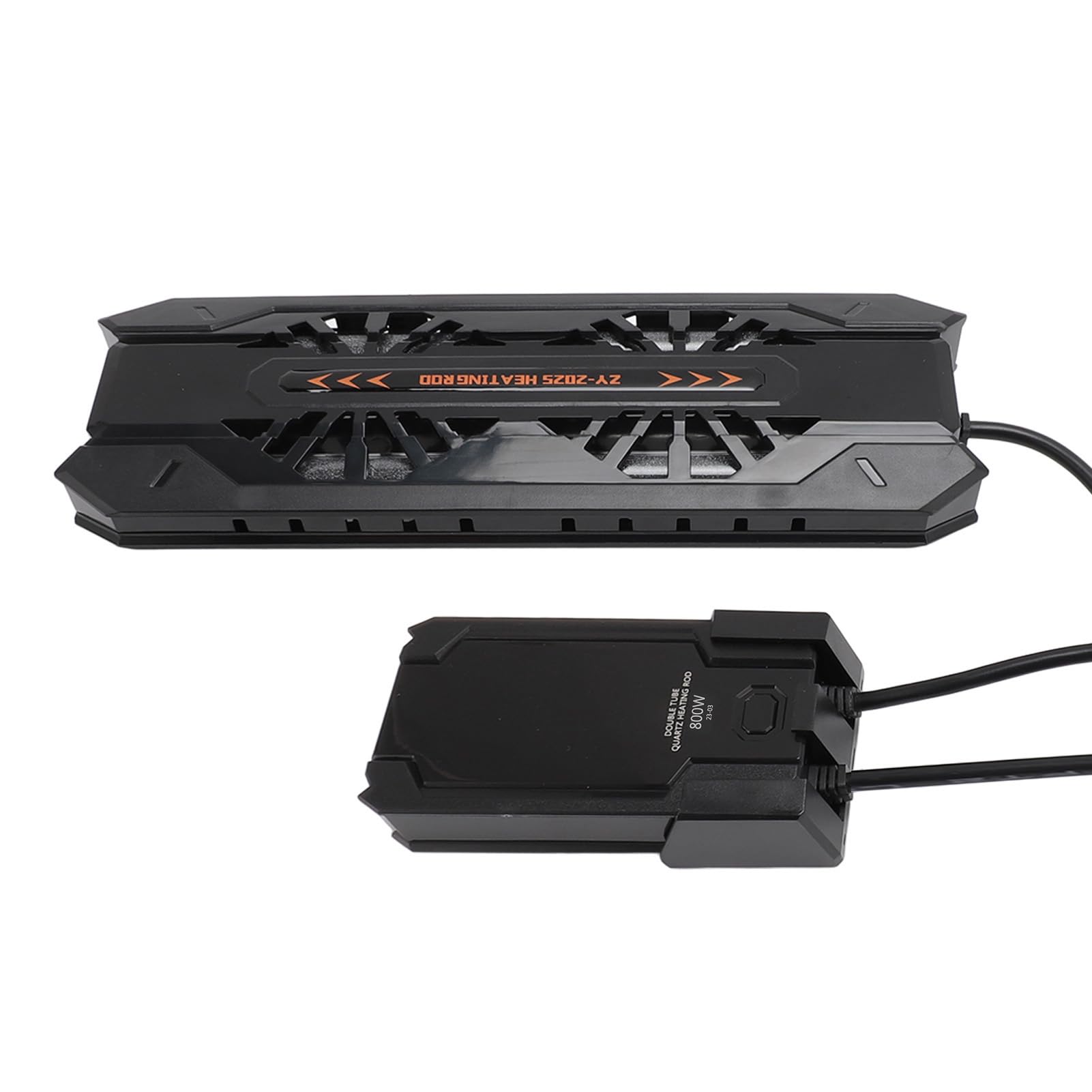 Varilla Calefactora para peceras: Apagado Automático, Calentador con Pantalla LED con Controlador Digital, Ahorro de Energía, Seguro para Todos los (ZY-2025A-800W Enchufe Europeo 220V)