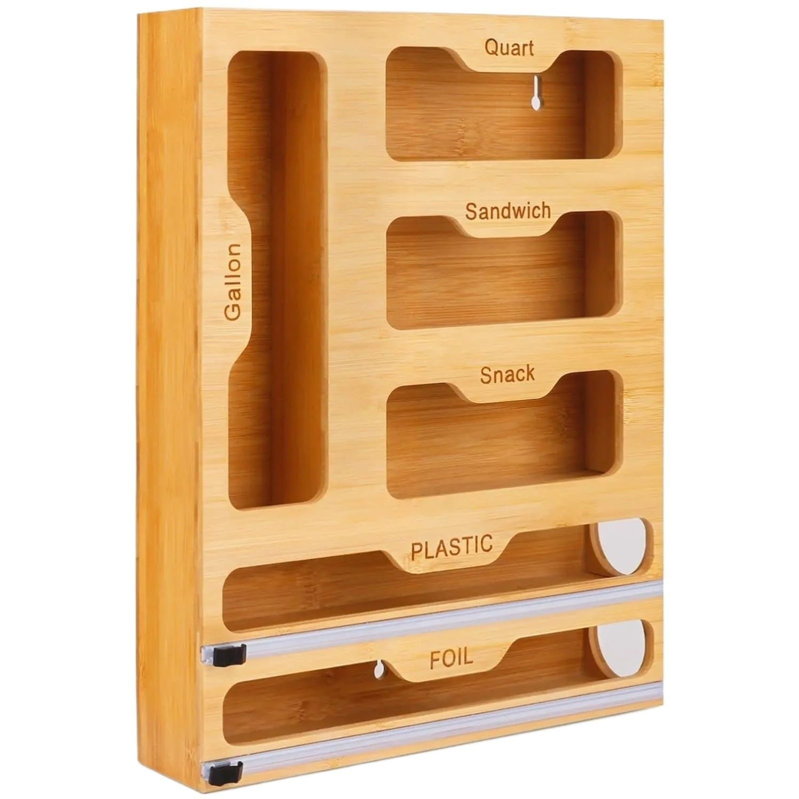 Ziplock-Beutel-Organizer for Küchenschublade