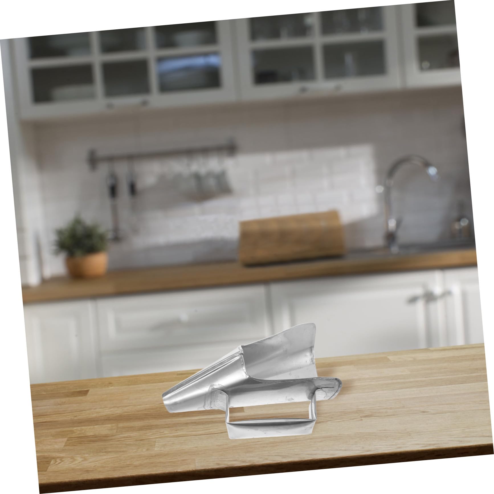Imbuto da Cucina in Ferro con Manico Antiscivolo per Insaccamento Alimenti e Spillatura Snack, Bocca Larga, Adatto per Piccoli Alimenti e Ambienti Cucina Impegnativi