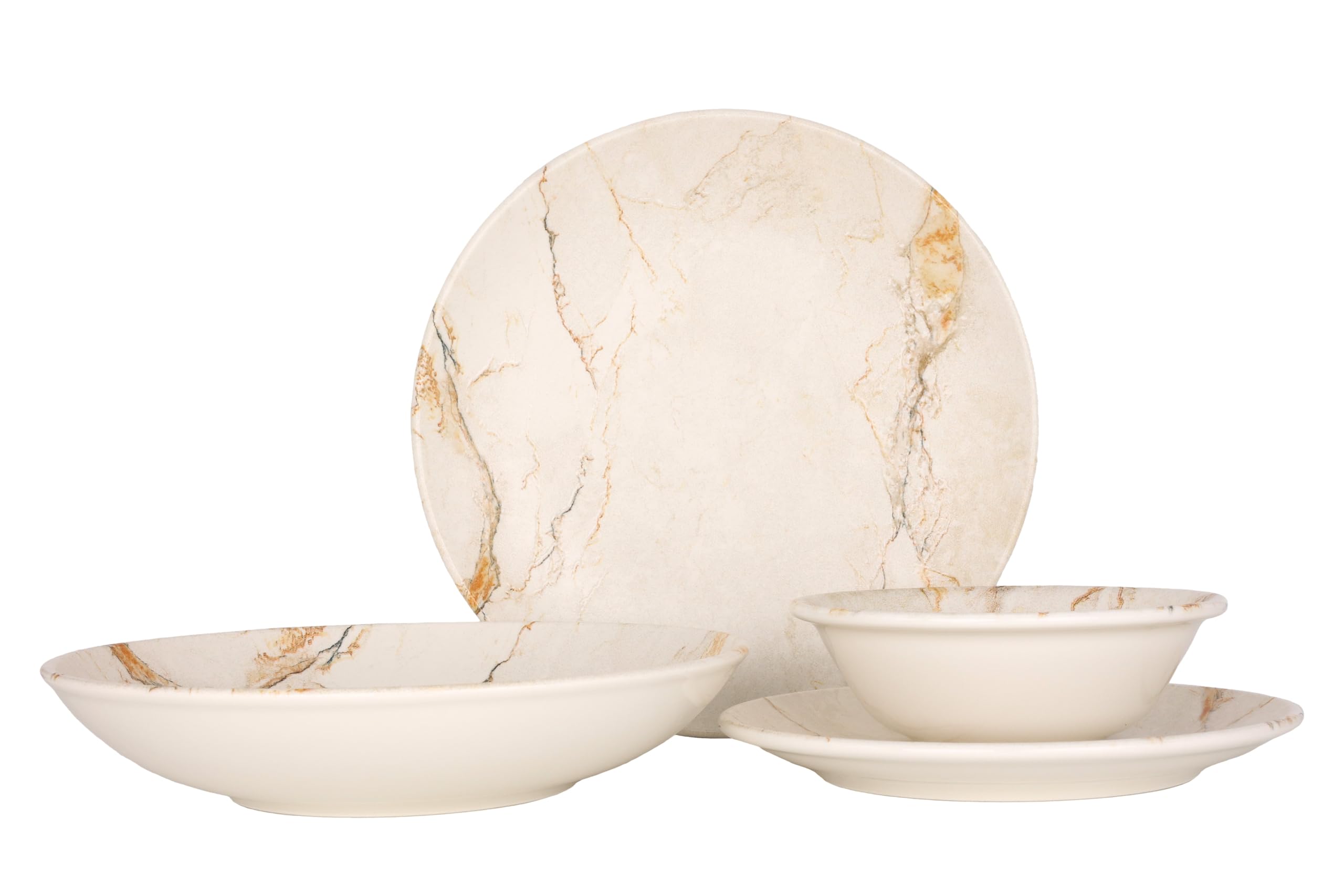 Bonna Juegos de vajilla (Large) - Granix - 24 piezas - 6 Personas - Porcelana