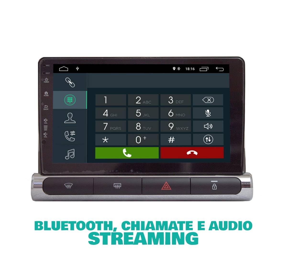 JF Sound - Autoradio Custom Fit X7C - Per Citroën C3 (2016-2023) - 9" Touchscreen - CarPlay/Android Auto via Cavo - DAB+ - Octa-Core - 2GB RAM - 32GB ROM - Navigatore GPS - Bluetooth Integrato