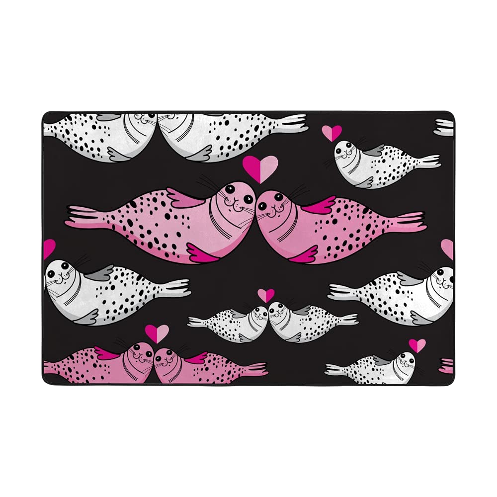 Tapis de sol super doux en velours corail épais haute densité rose et blanc