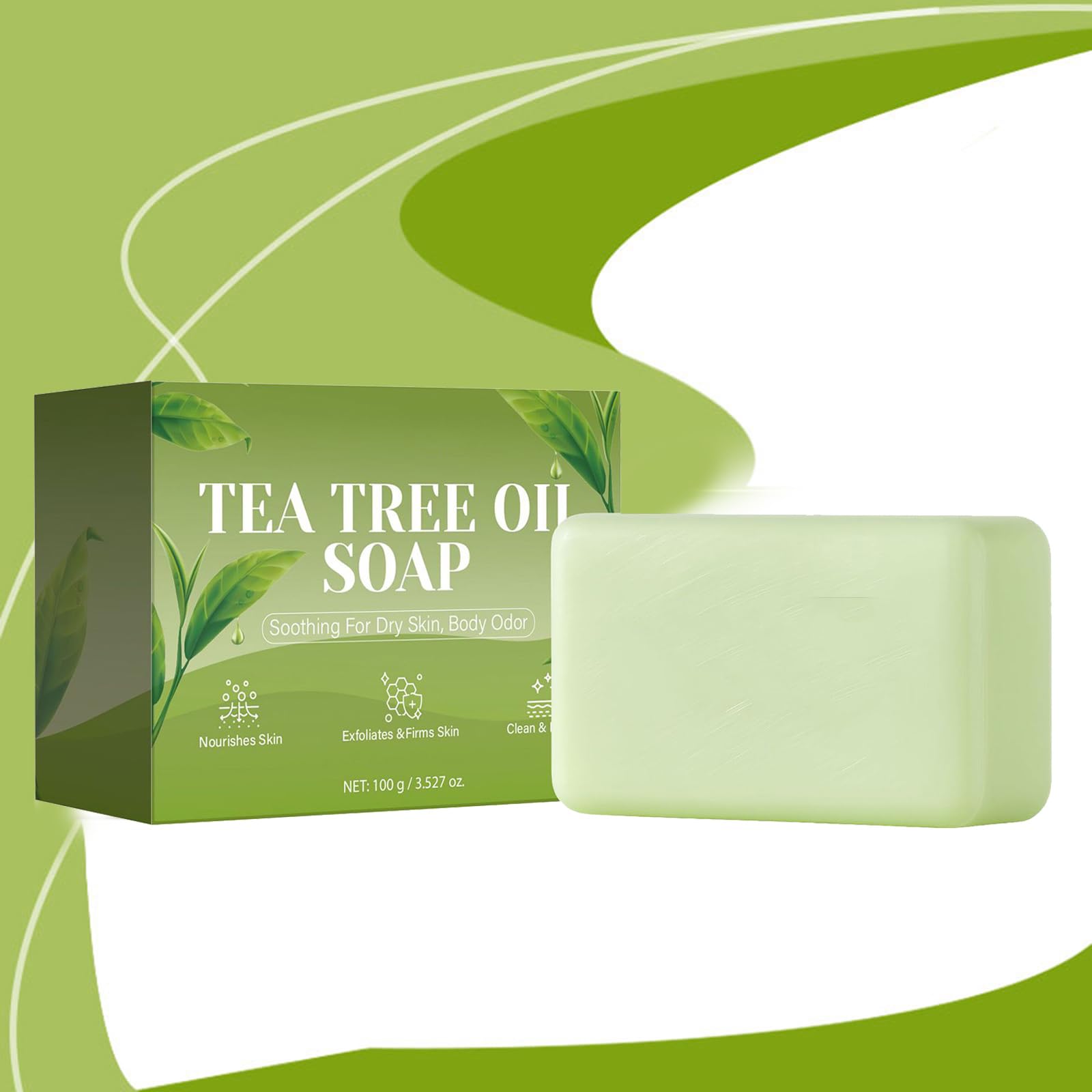 𝗩𝗲𝗿𝗱𝗮𝗹𝘆𝗮𝗲 Savon Anti Mycose,2026 Savon Tea Tree Mycose, Nettoie En Profondeur, Prend Soin En Douceur De L'équilibre De La Peau (2PCS) - 3
