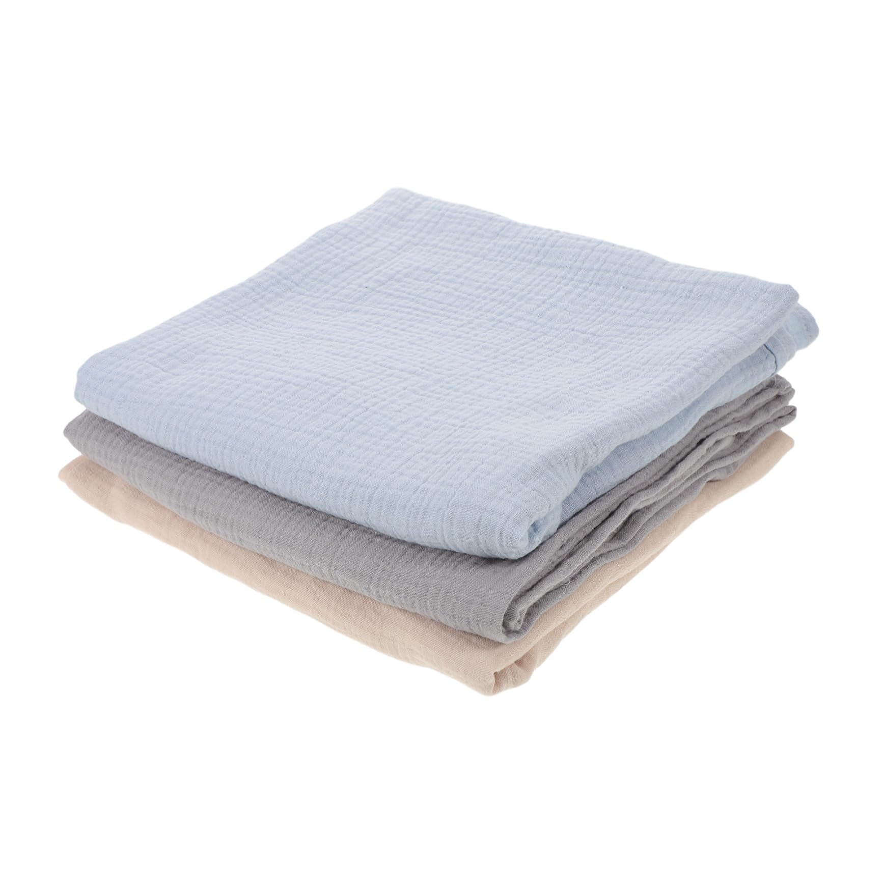 FRCOLOR 3 Piezas Manta para Recién Nacido de Muselina Mantas para Envolver Niña Unisex Suaves y Grandes para Dormir y Baño