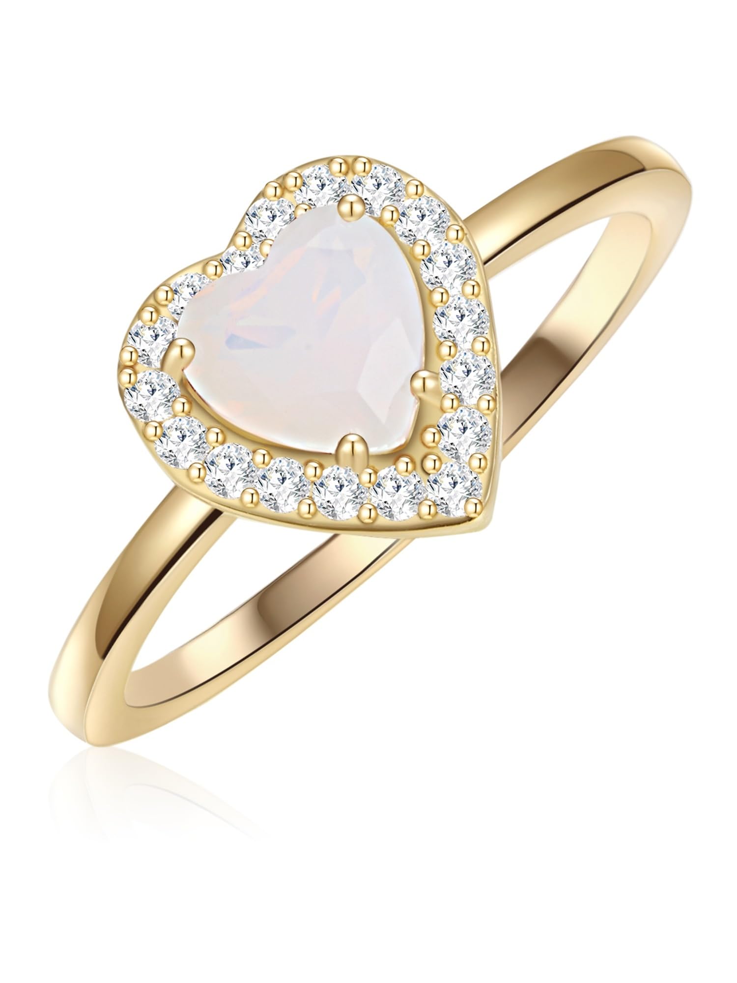 GLANZSTÜCKE MÜNCHEN Damen Ring 925/- Sterling Silber gelbgold