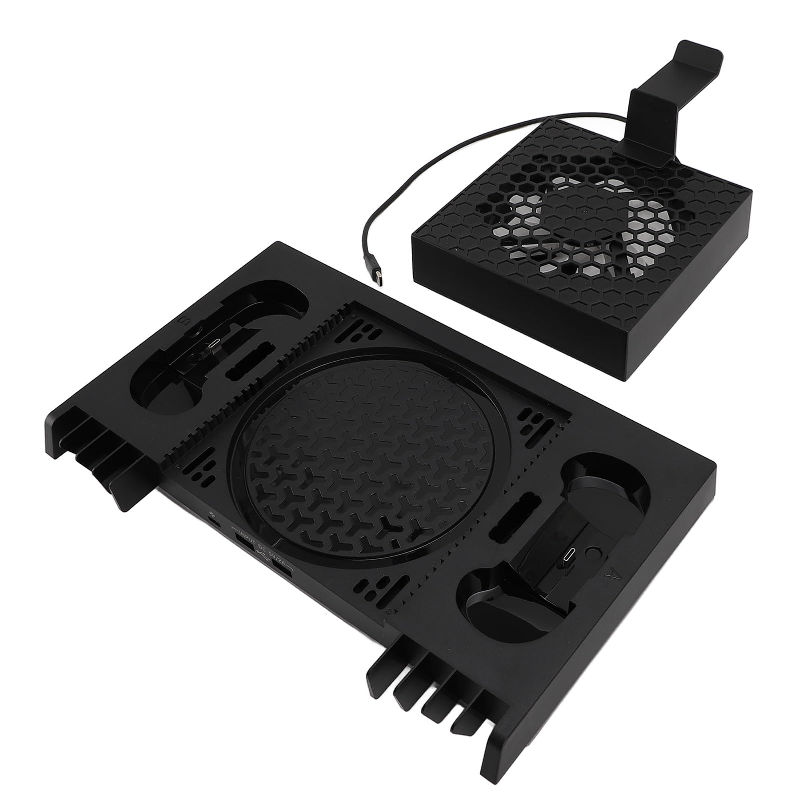 Saluaqui Stand di Raffreddamento della Console Avanzato con Illuminazione RGB e Dock di Ricarica a Doppio Controller per la Serie X - Efficiente Dissipazione di Calore con Dispositivo di