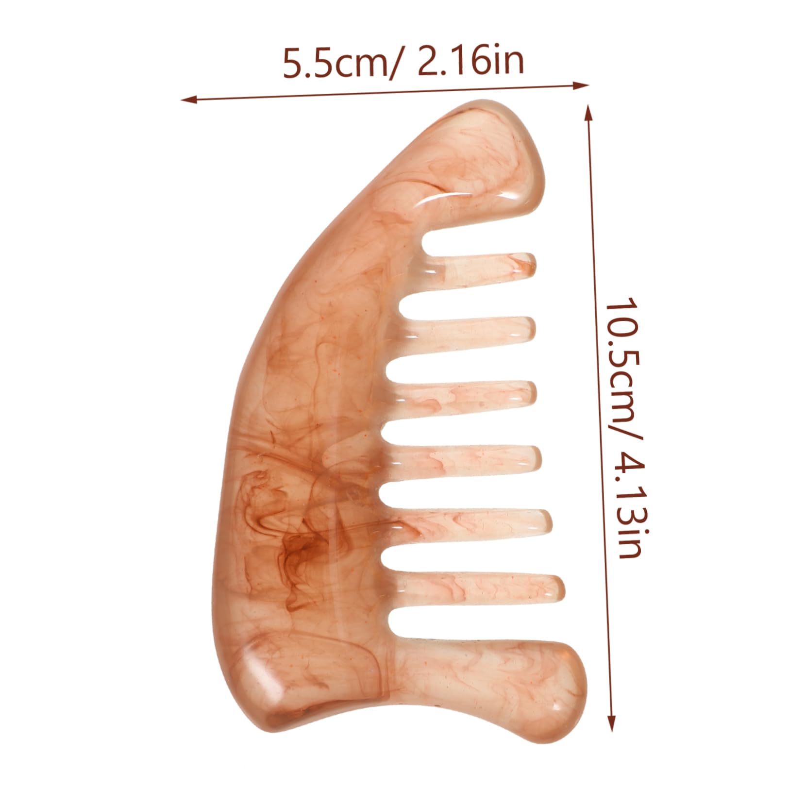 COLLBATH 2pcs Massage Comb Scraper Tool Head Massagers Self Massage Tools Scalp Massager Comb Face Massager Massage Plate Jade Combs for Hair Massage Jade Comb Scalp Massager Beeswax