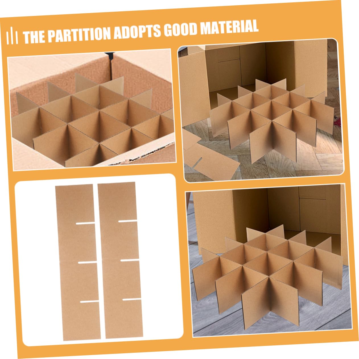 10sets Divisori Per Scatole Trasloco Protezione Per Piatti e Fragili Riutilizzabili e Resistenti Per e Spedizione