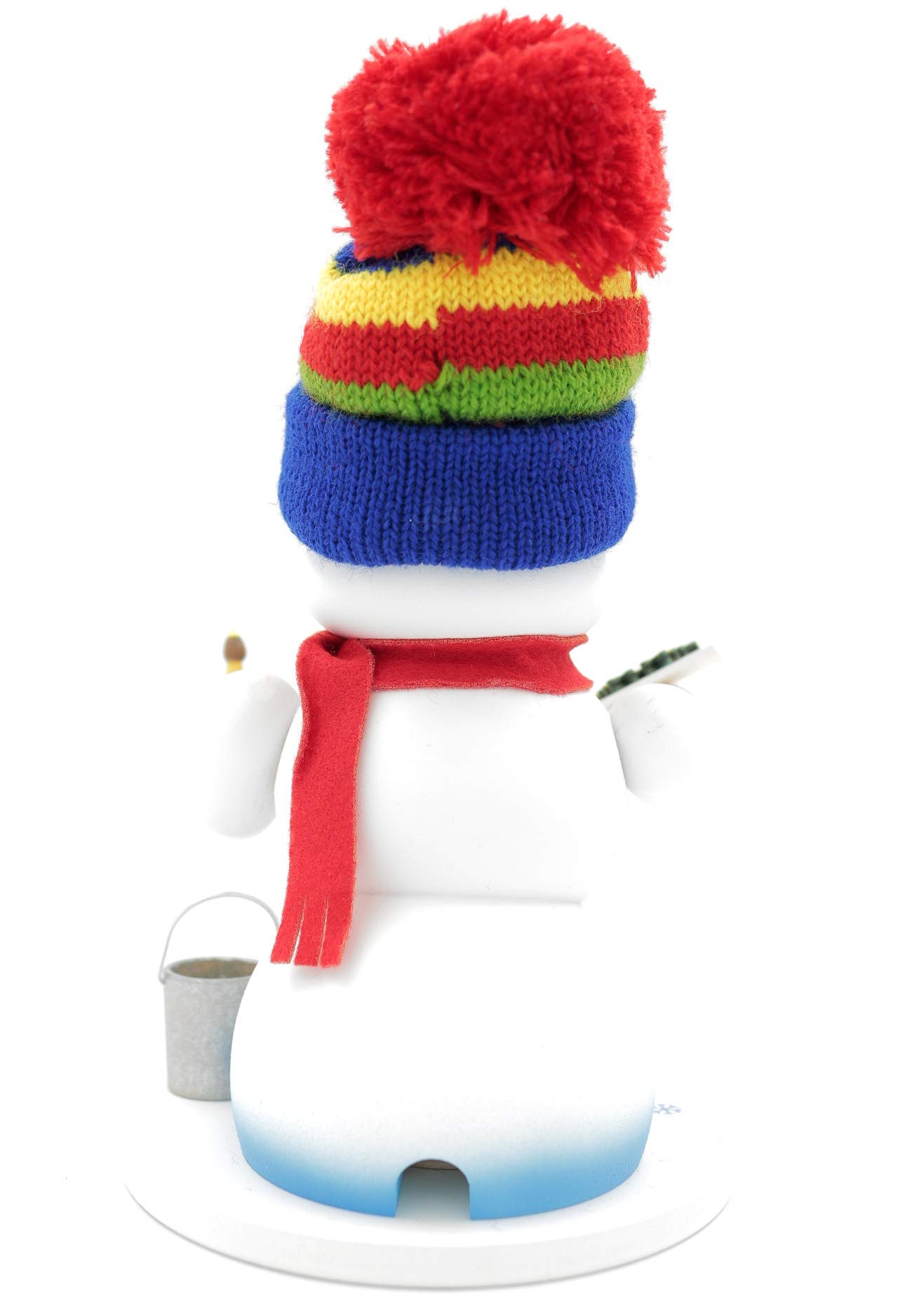 Kuhnert - Erzgebirgische Holzkunst Räuchermann Räucherfigur Schneemann 19cm - Maler