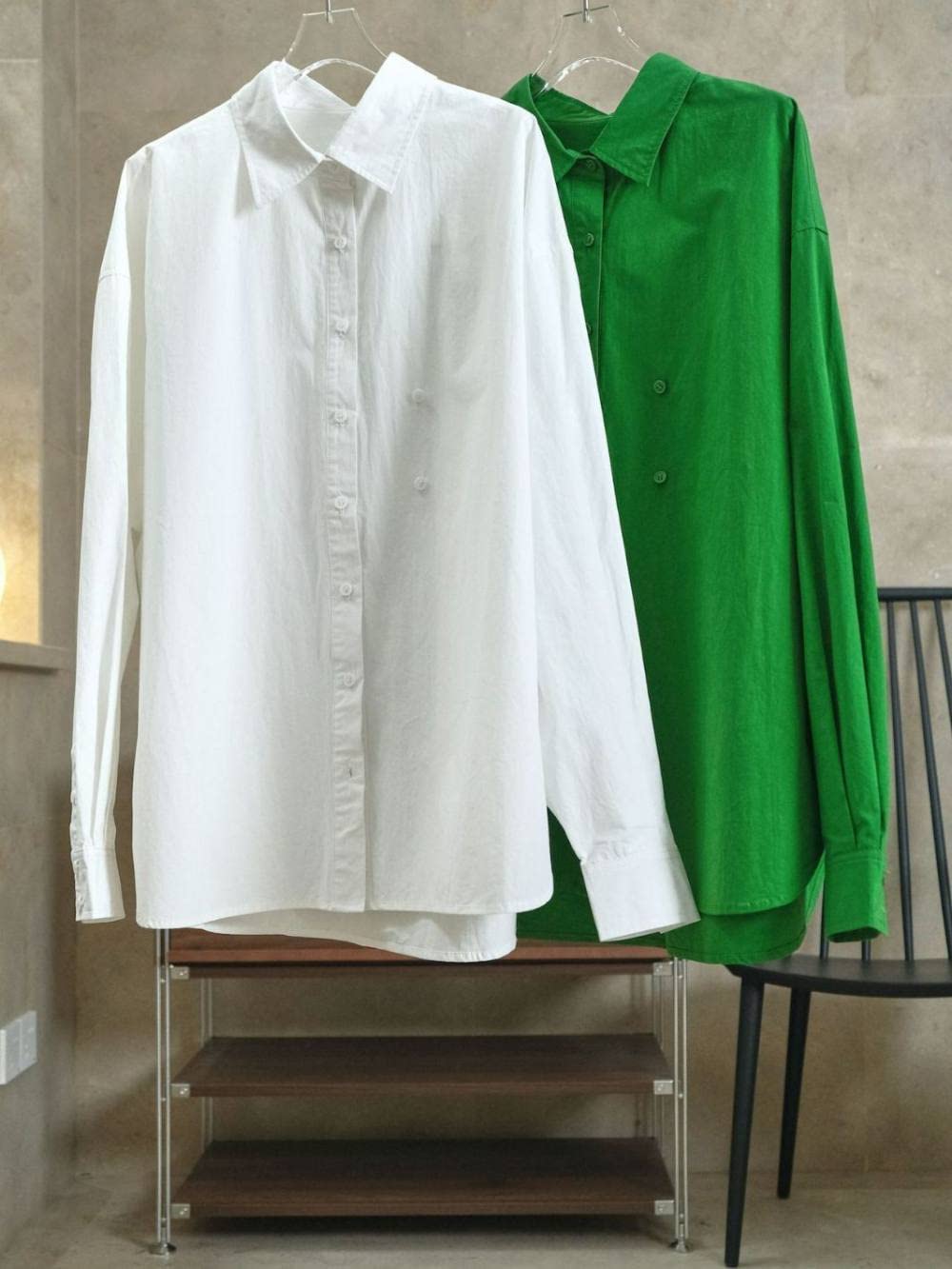 BROLEO Oberteile Damen,Damen-Leinenbluse, Übergroße Sommerbluse, Langärmelige Hemden, V-Ausschnitt-Oberteile, Elegante Bluse, T-Shirt-Jacke, Lockere Bluse, Tunika, Sweatshirt-Oberteile Für Frauen