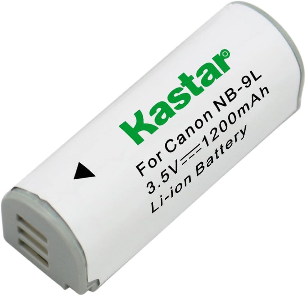 Kastar Ultra Fast Charger (3X Faster) Kit and Battery (1-Pack) for NB-9L and PowerShot N, N2, SD4500, SD4500 is, ELPH 510 HS, ELPH 520 HS, ELPH 530 HS Cameras