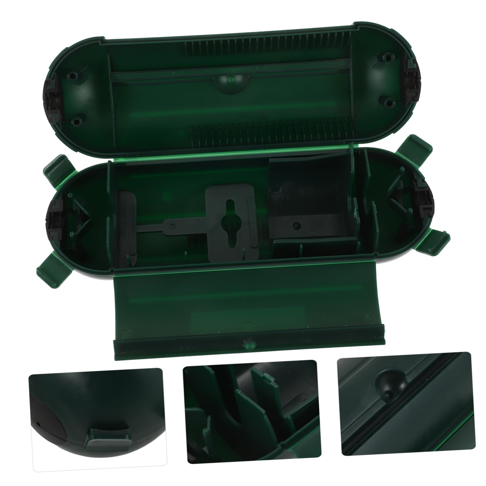 jojofuny 5 Juegos Caja De Conexión De Cable Enchufe Exterior Extensión De Poder Conectores Cable De Extensión A Prueba De La Intemperie Cajas Unión Metro Ojal El Plastico Green 2 Piezas X 5