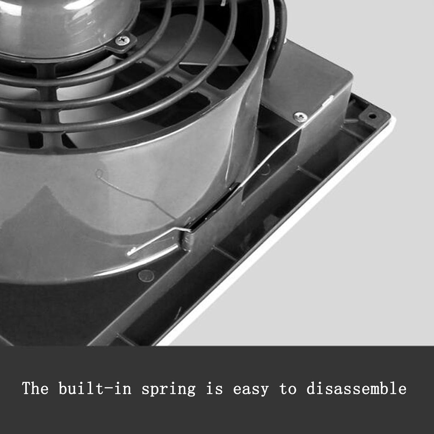 Aspiratore Bagno,600 M³/Ora Estrattore Aria Soffitto,Design della Griglia del Vento,Motore in Rame Puro,Ventola Aspirazione per Cucina, Lavanderia, Servizi Igienici,Garage,8 Inches
