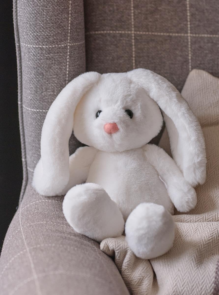 Charlie Bears Bear & Me Bramble Bunny Teddy Bear Blossom White Soft Plush Animal Cute Rabbit Woodland Creature Toy - 12 Inches Tall - Image 2