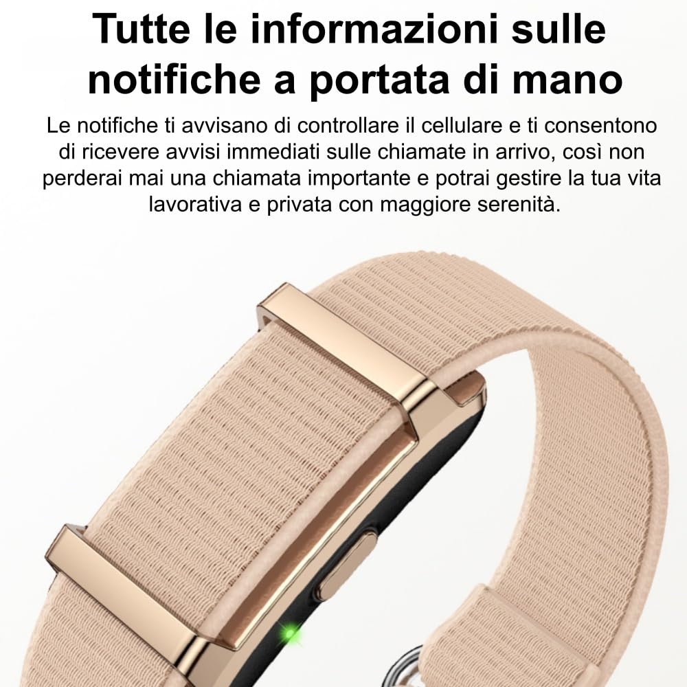 MEIION Volovivo smart fitness band,Design senza schermo, Design Minimal, Comodo da indossare