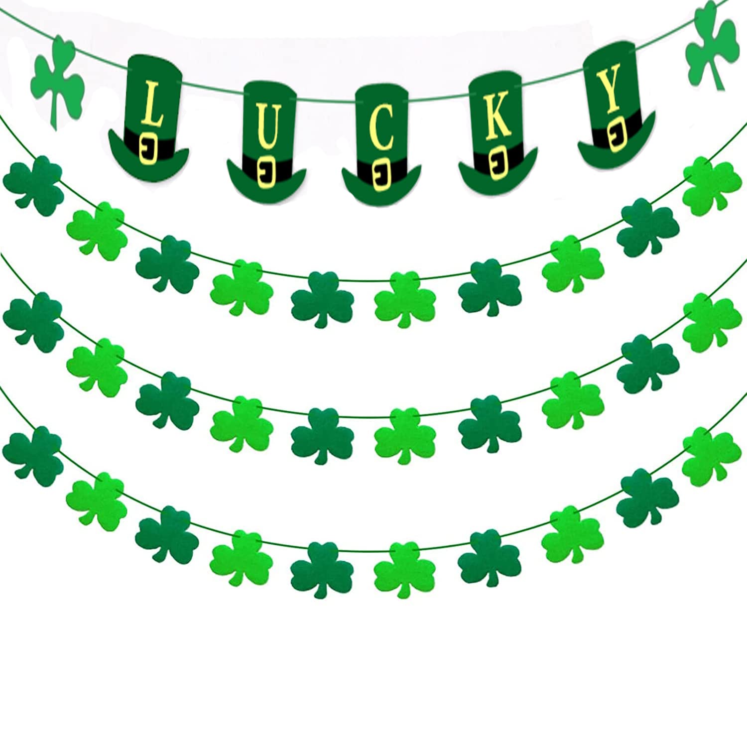 In My Birthday Era Banner - 9.8 Ft Glitter Friendship Bracelet Design, Pre-Strung - View #5