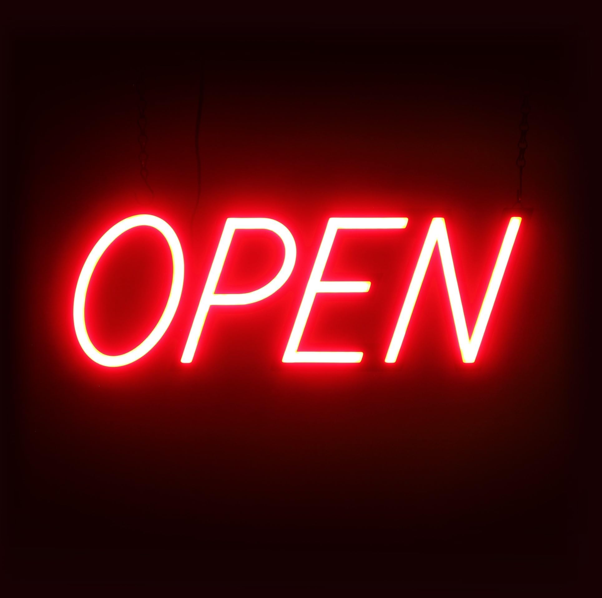 Amazon.com: Optiva Open Signs for Business. Small, Affordable, and ...