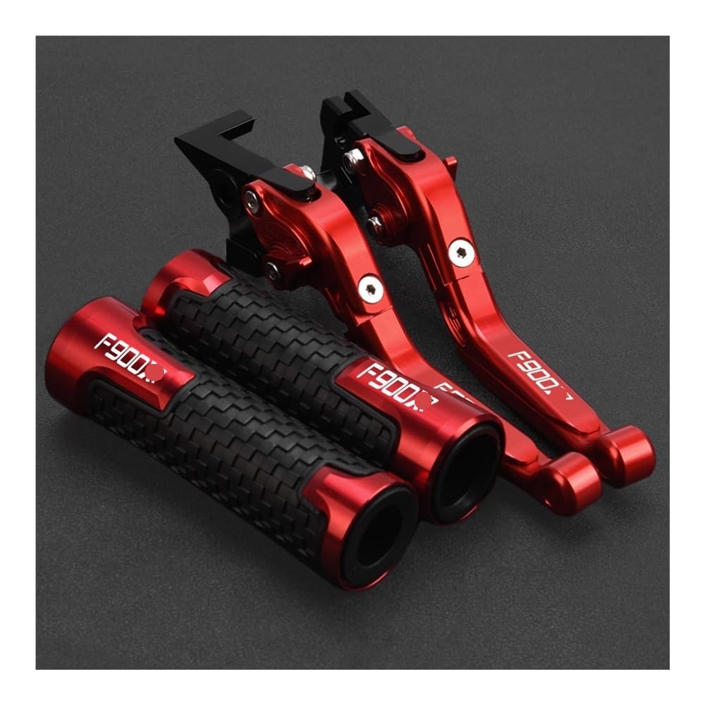 PLIQVBN Clutch Brake shafts for F900XR F 900XR F900 XR f900xr Motorcycle CNC Aluminum Adjustable Brake Clutch Levers Hand Handlebar Grips Ends