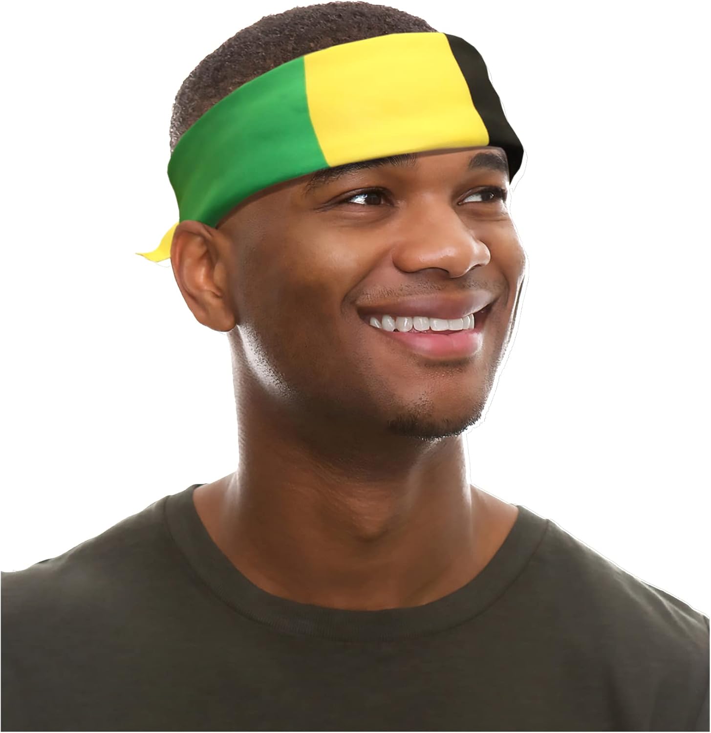 Costume Adventure Jamaican Flag Bandana Men Jamaica Flag