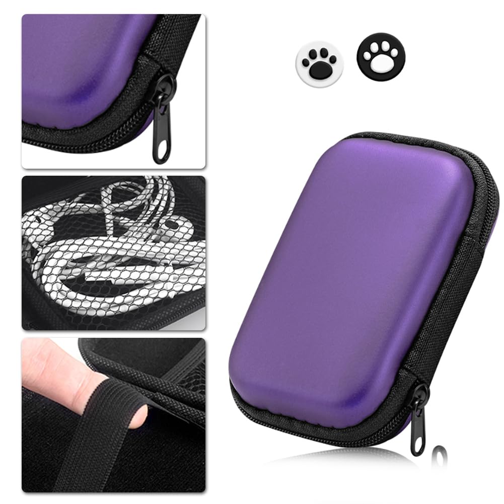 Custodia Rigida EVA Per Console MIYOO MINI PLUS R36S RG35XX - Borsa Da Viaggio Protettiva Impermeabile (Nero) - 4