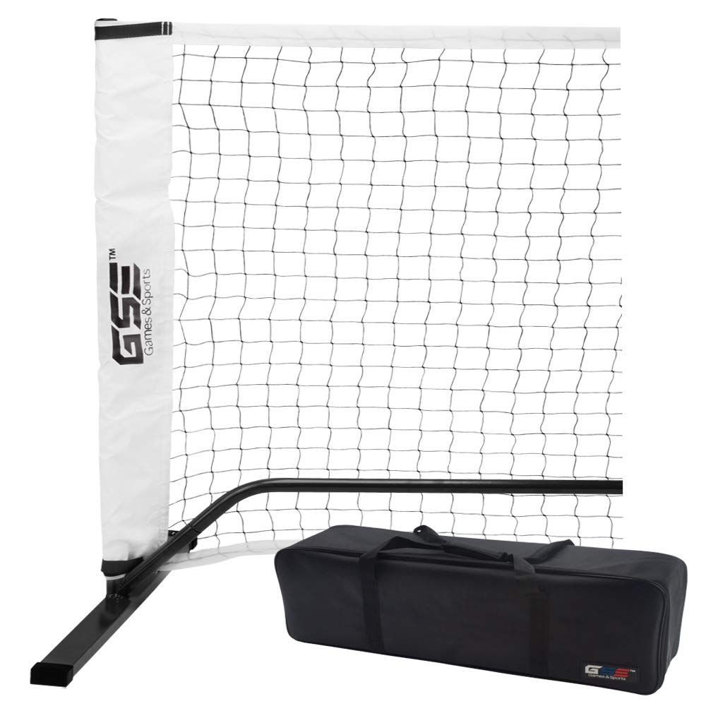 GSE Games & Sports Expert Professional Regulation Size Portable Pickleball Net System with Carrying Case