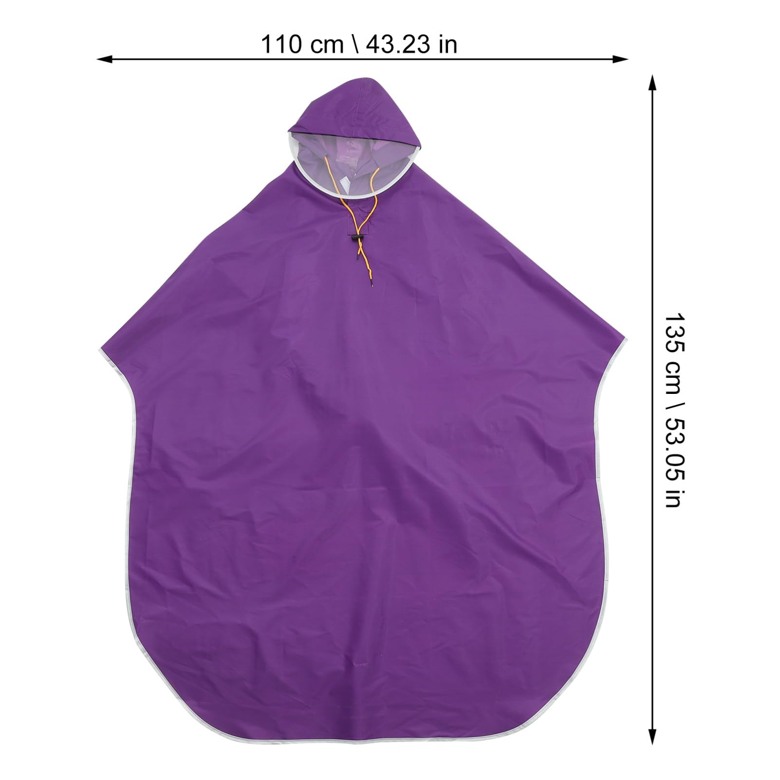 Didiseaon Impermeabile Per Bicicletta Impermeabile Per Bici Poncho Con Cappuccio Giacca A Impermeabile Poncho Antipioggia Per Scooter Per Ciclismo