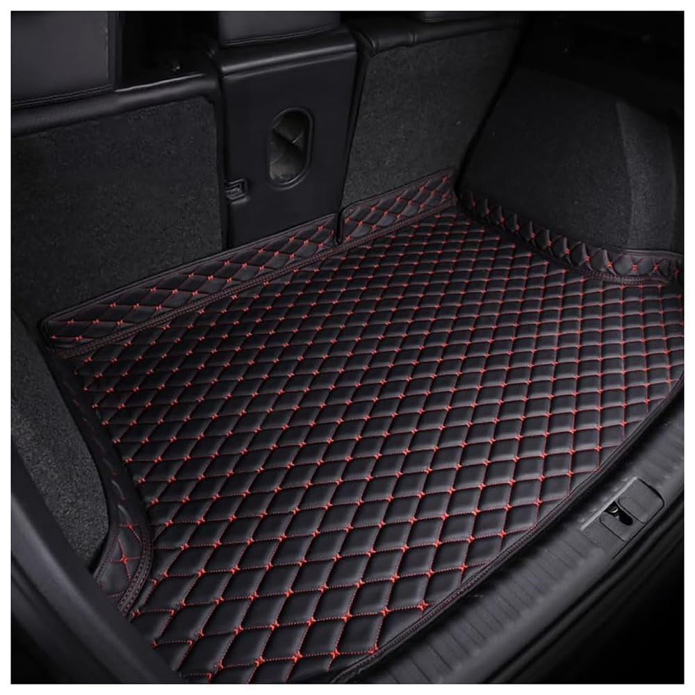 ONEMAJI Car Boot Liner for Abarth Fiat 500 Abarth 595 Abarth 124 Spider, Trunk Mat Protector Anti-Slip Cargo Tray Floor Protector Boot Guard All-Weather Rear Luggage Cover,C