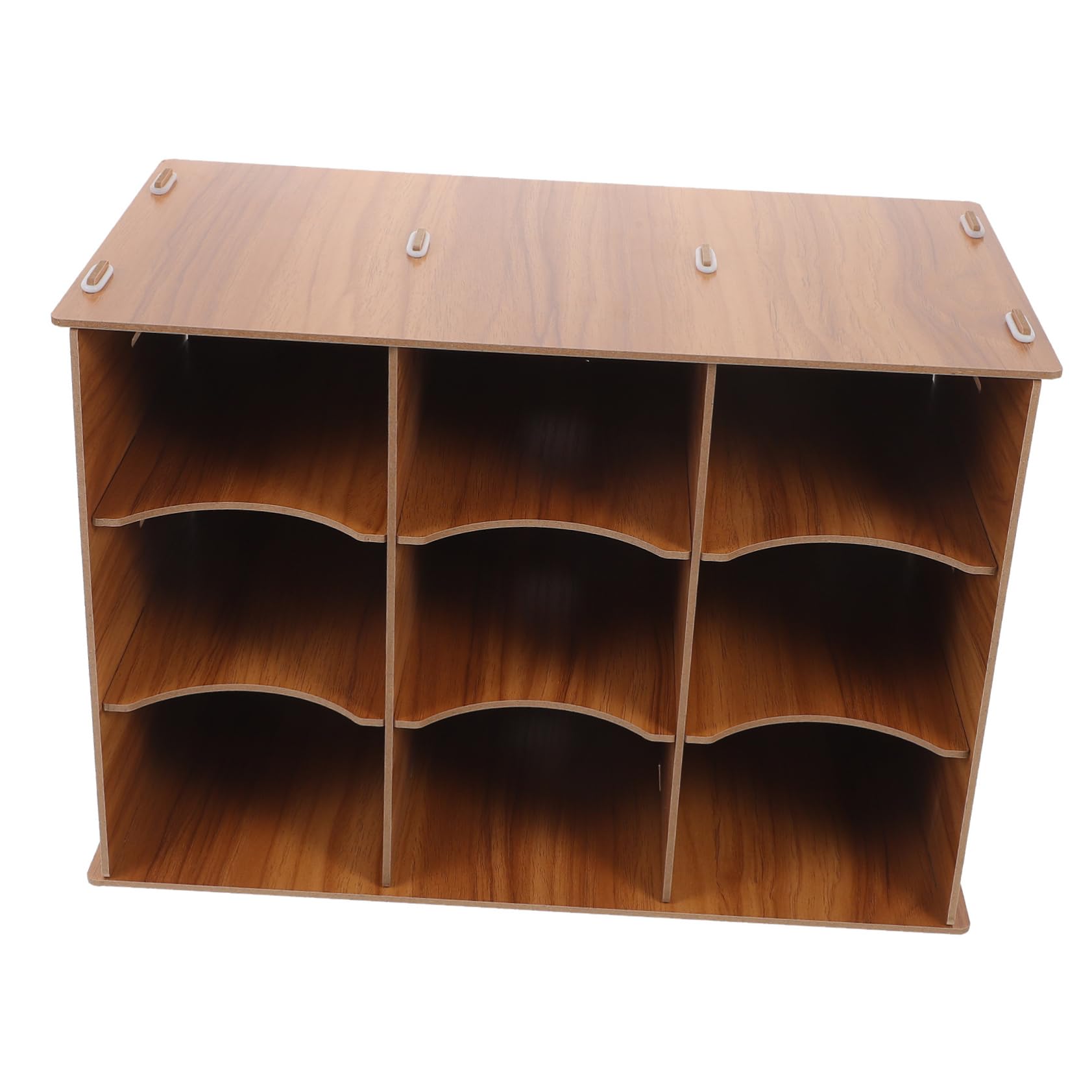 HOMSFOU Soporte De Almacenamiento De Archivos Organizador De Escritorio Caja De Almacenamiento De Archivador De Escritorio