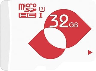 mengmi Micro SD Card 32GB Class 10 U3 Micro SDHC Memory Card 32GB with SD Adapter for Drone (32GB U3)