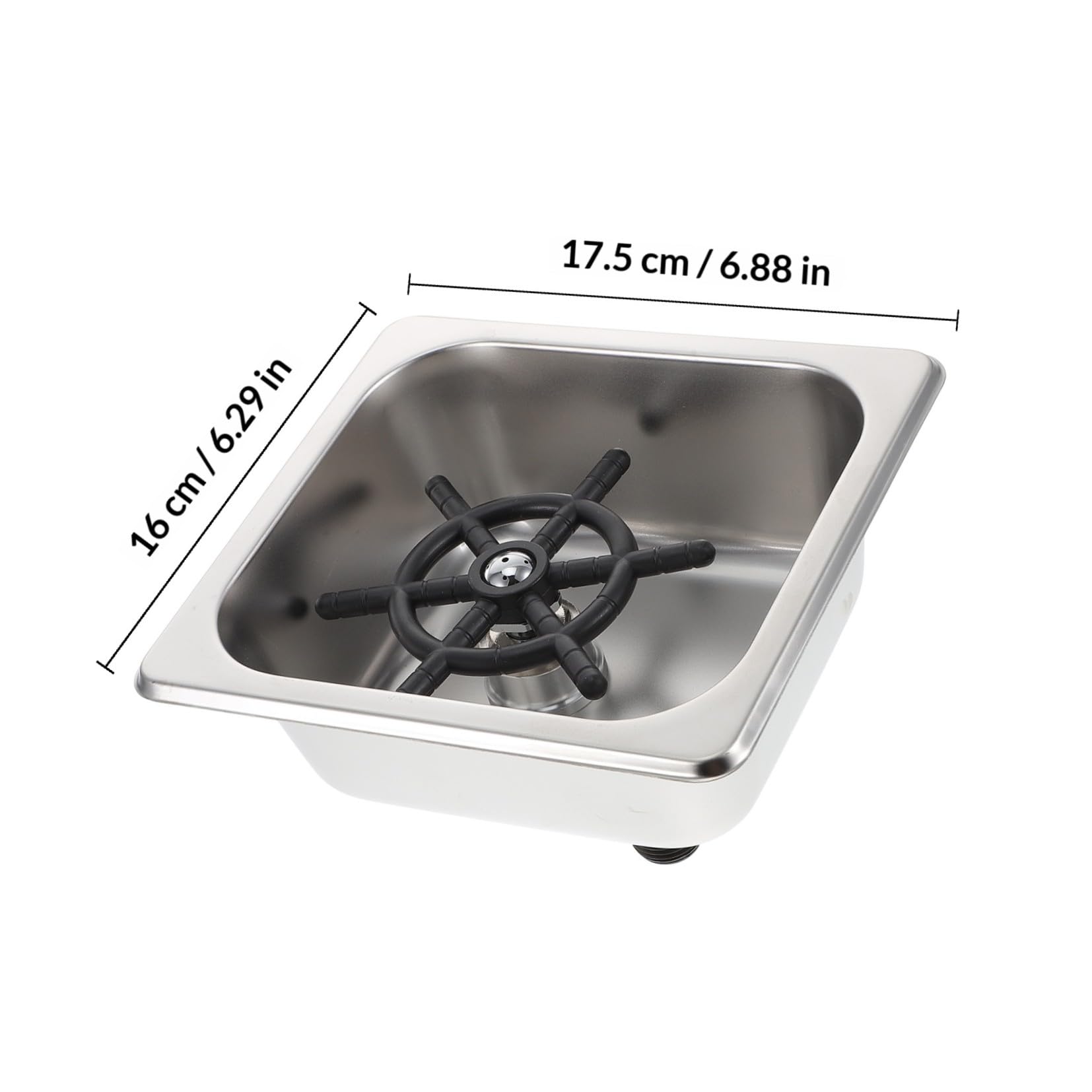 Enjuagadora de Botellas de Acero Inoxidable para Hogar y Cafetería Instalación Fácil y Conector de 1/4 Pulgada para Limpieza Rápida