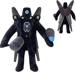 Skibidi Toilet Titan Speaker Man Plush 11-inch Upgraded Titan TV Man/TV Women Toilet Bosses Plushies Toys, Upgraded Titan Cameraman Plush(Color:Monitor)