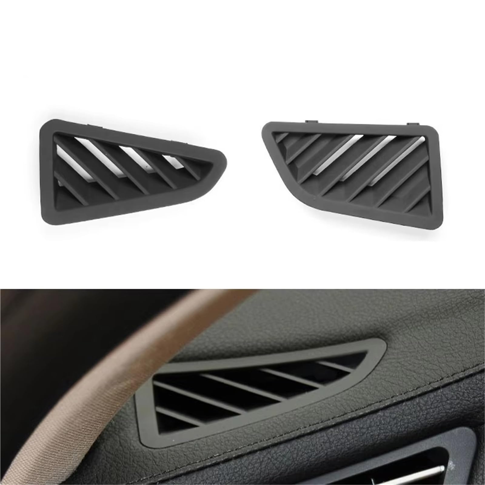 Adorno Salida De Aire Compatible Con 7 Series F02 2008-2015 Control Central Del Coche Tablero De Instrumentos Salida De Aire Lateral Cubierta Del Marco Trim 51459172960 51459172959