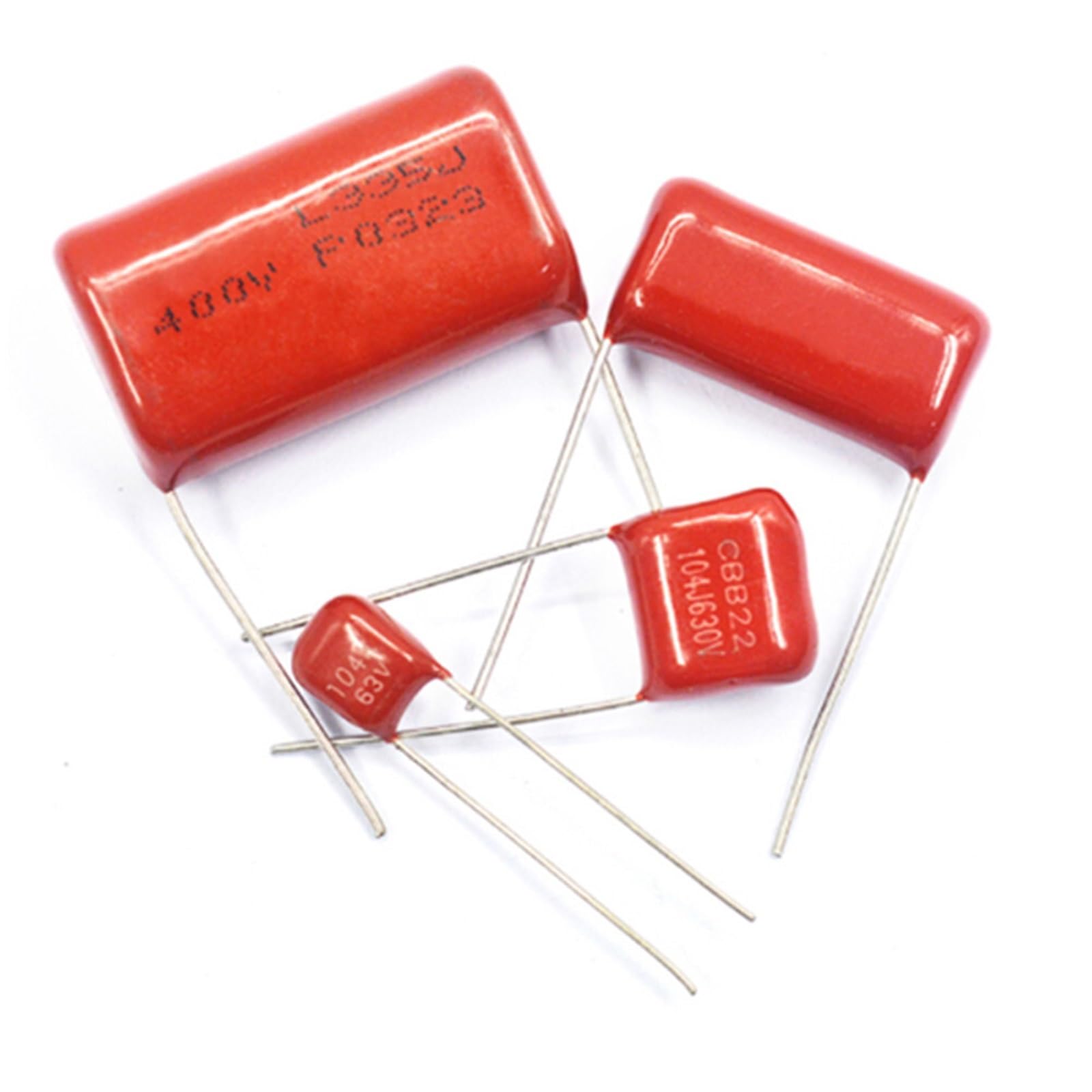 Condensador cerámico, 10 condensadores CBB de 100 V, 400, 630, 1 UF, 4,7, 470 NF, serie completa CBB: 103, 104, 105, 224, 333, 472, 474J(630V 224J 220NF)
