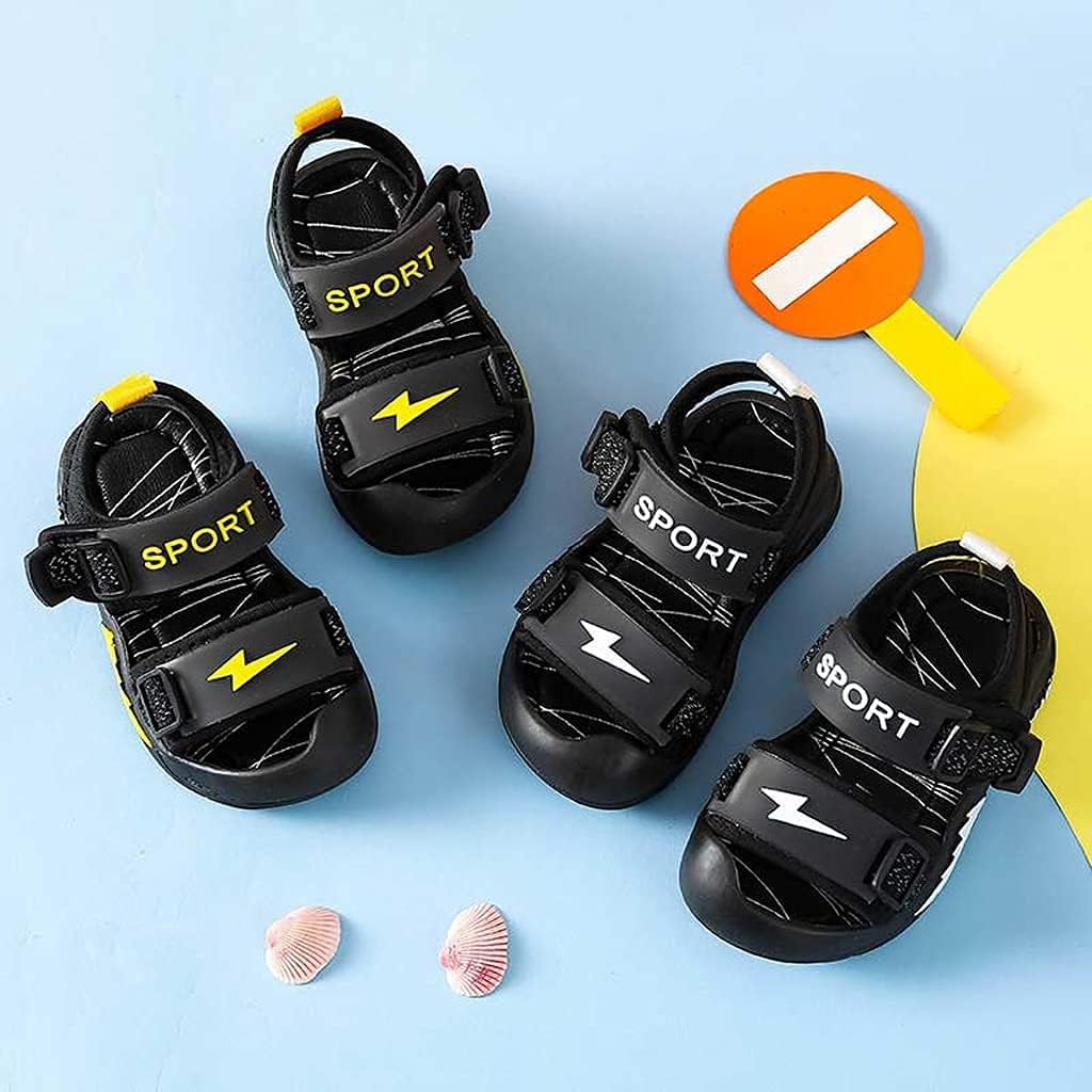 Male Baby Sandals 1-2-3 s Old Soft-Soled Non-Slip Baby Sandals Fit Baby Shoes (Color : Yellow Size : 14.5cm) (Yellow 15cm)