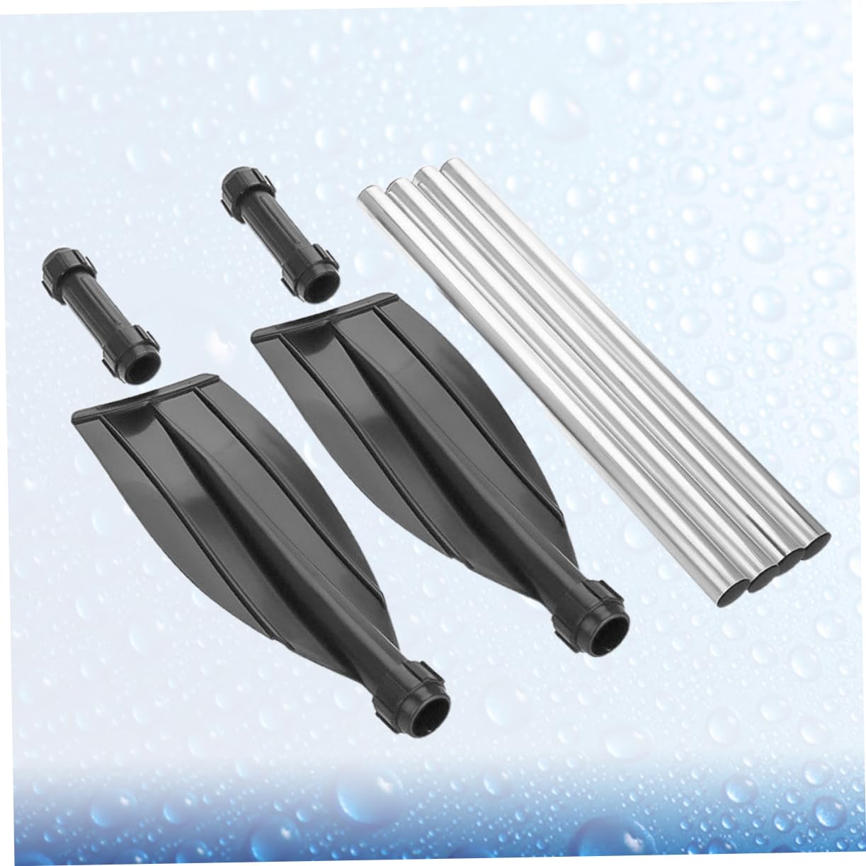 UKCOCO Doppelend Leicht Kajakpaddel aus Aluminiumlegierung Abnehmbar 210cm für Kajak Kanu und Schlauchboot