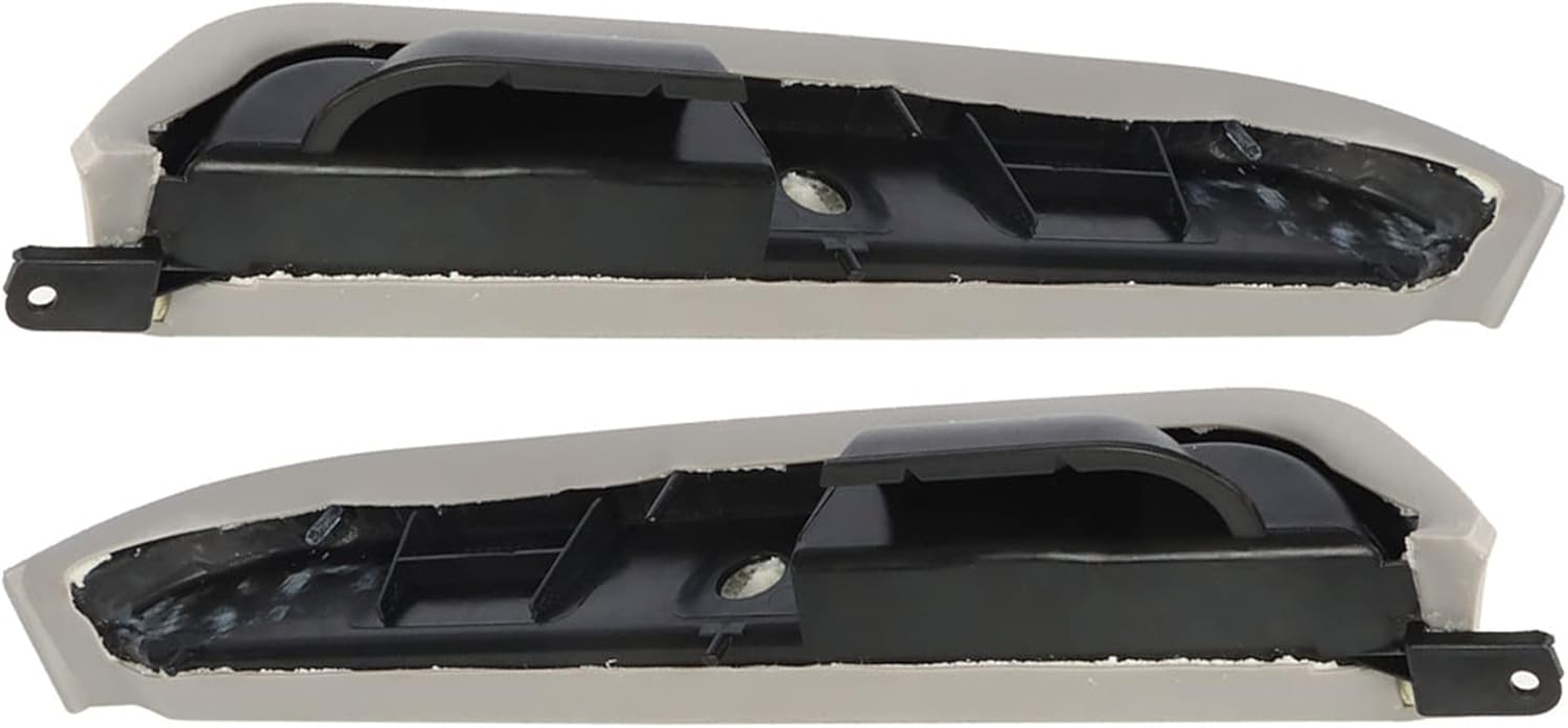marddpair 1 Pair Interior Trim Front Driver and Passenger Side Door Armrest Replacement for Chevy Truck 1990-1994 15691229 15691230 Light Gray