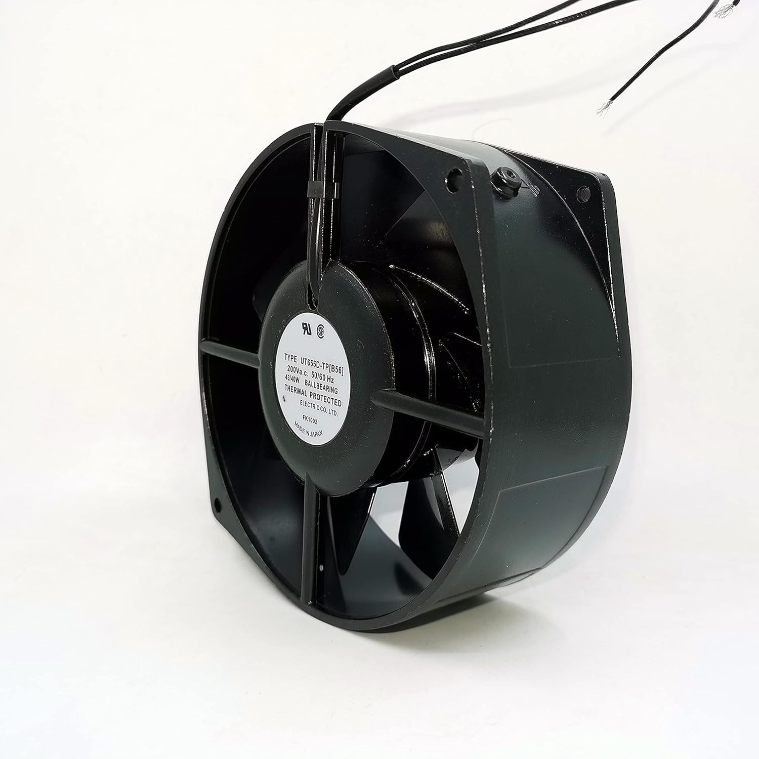 UT655D-TP[B56] Royal Fan 200Vac 43/40W 172×150×55mm Metal Cooling Fan