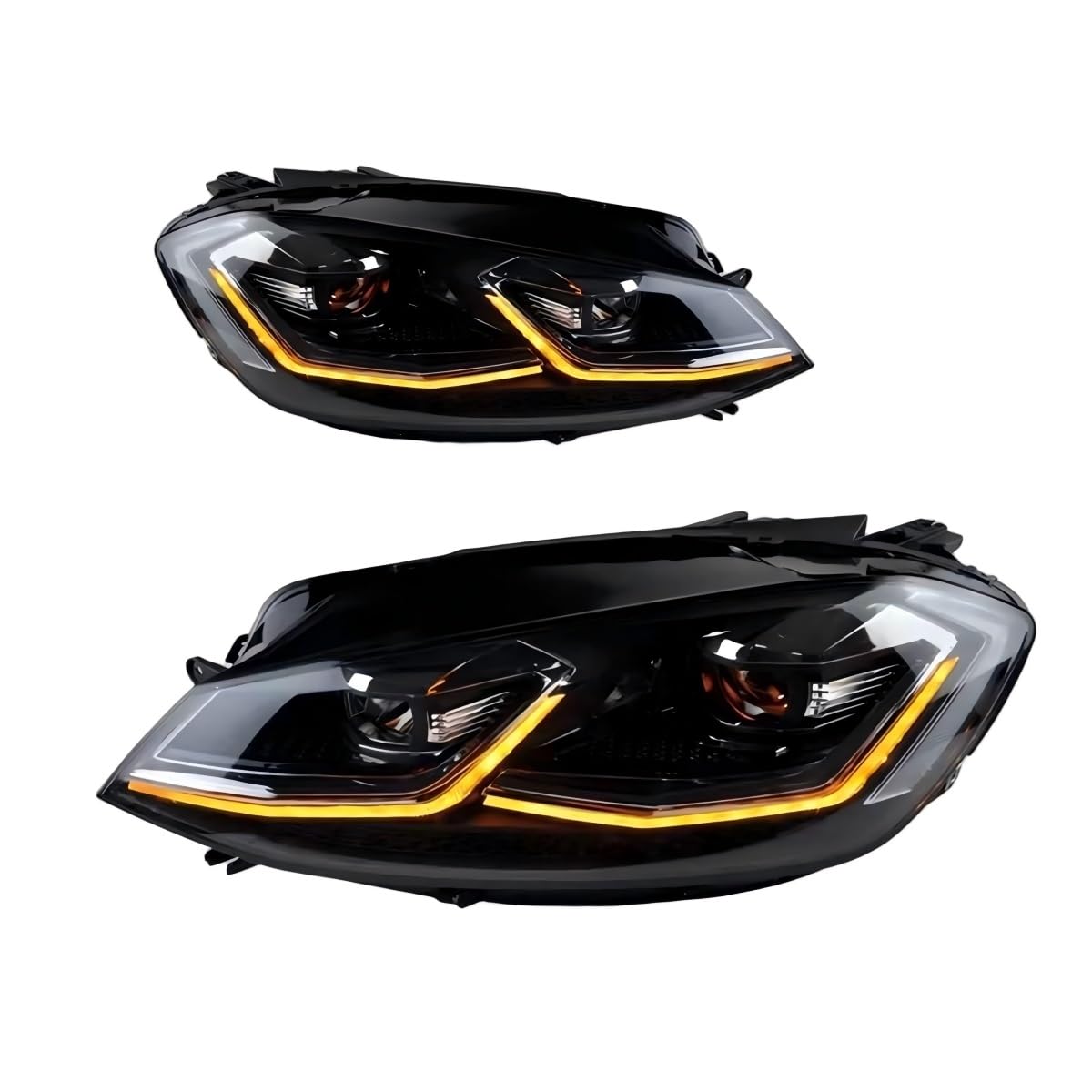 Coppia di fari a LED Compatibile con Per Golf 7 2014-2017 Fari auto LED