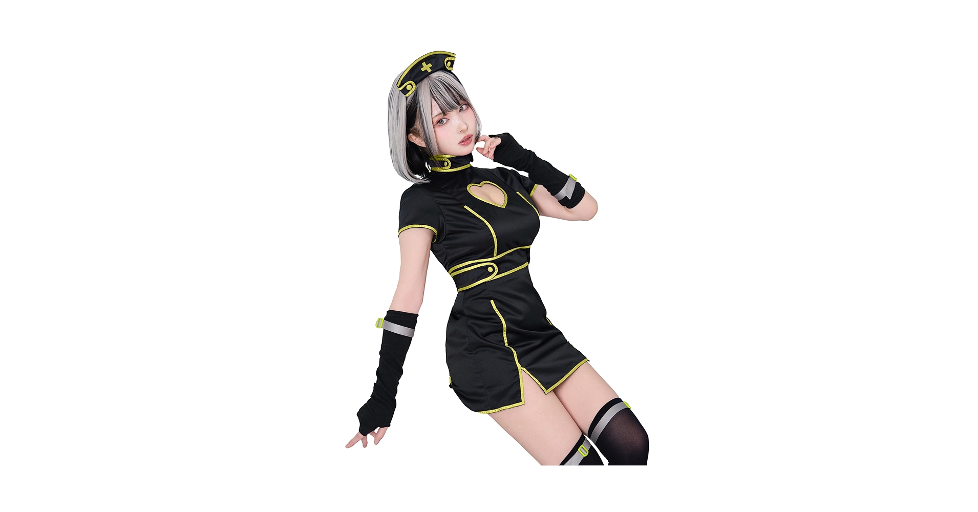 Amazon.co.jp: [Malymoon] コスプレ サイバー ナース 看護師