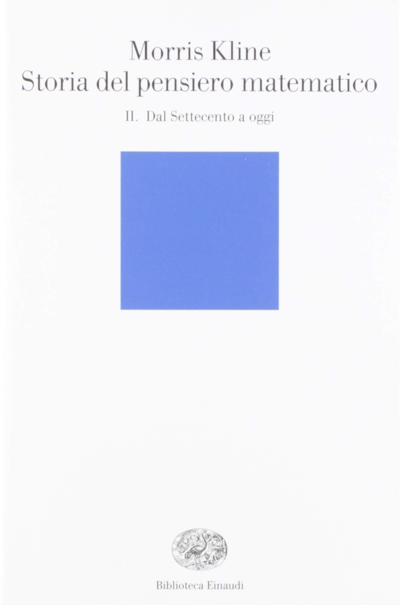 Storia del pensiero matematico: 2