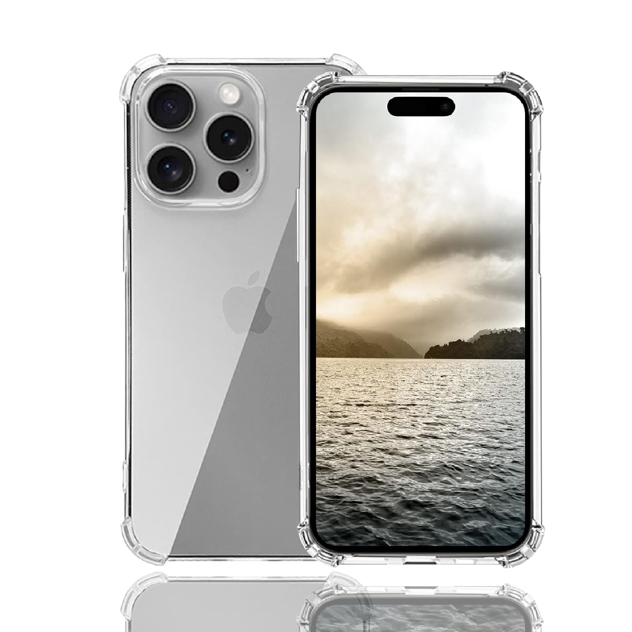 Wekrsu 対応 iPhone 16 Pro ケース 柔軟 TPU カバー 全透明 散熱加工 黄変しにくい アイフォン16プロ ケース [ 全面保護カバー 耐衝撃 落下防止 すり傷防止 薄型 軽量 携帯便利 ] あいほん16プロ ケースWK-T-IP16P
