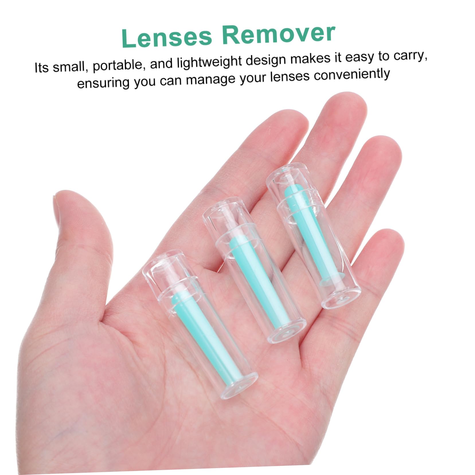 PACKOVE 4 Ensembles Dissolvant Pour Les Yeux Œil Outil Suppression Insertion De Lentilles Insertion De Lentille Rgp Lentilles D'aspiration Gel De Silice Green 15 Pièces * 4
