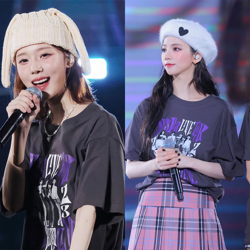 aespa カリナ SuperMates限定Tシャツ Amazon.co.jp: aespa karina カリナ Tシャツ rap ブラック