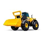 Tonka Steel Classics Front Loader - Made with Steel & Sturdy Plastic, Yellow Toy Construction Truck, Boys and Girls, Kids, Toddlers, Ages 3+