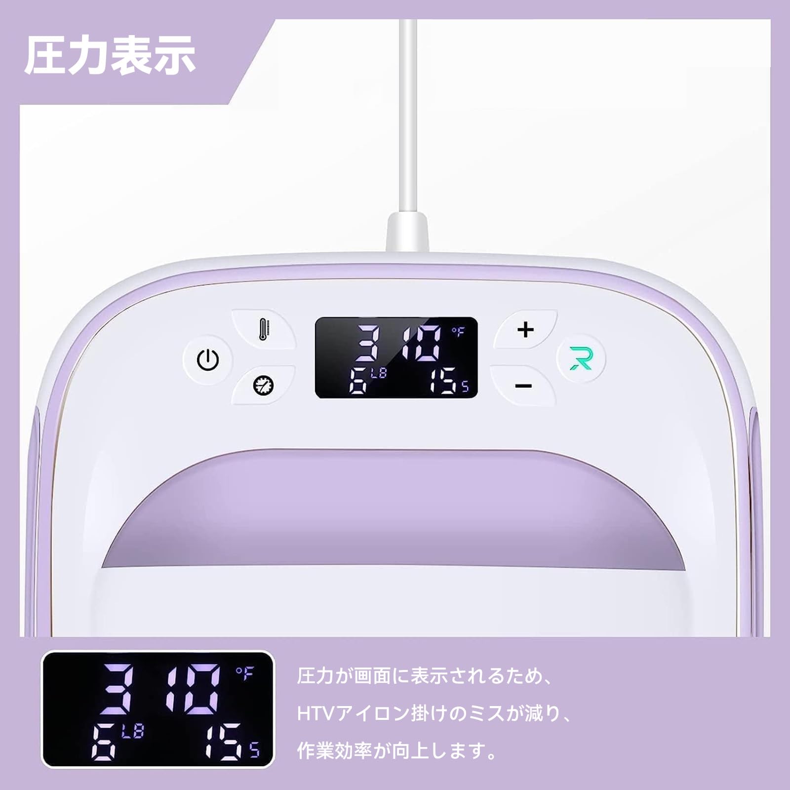 Amazon | HTVRONT 熱転写プレス機 本体 110v250x250mm、アイロン