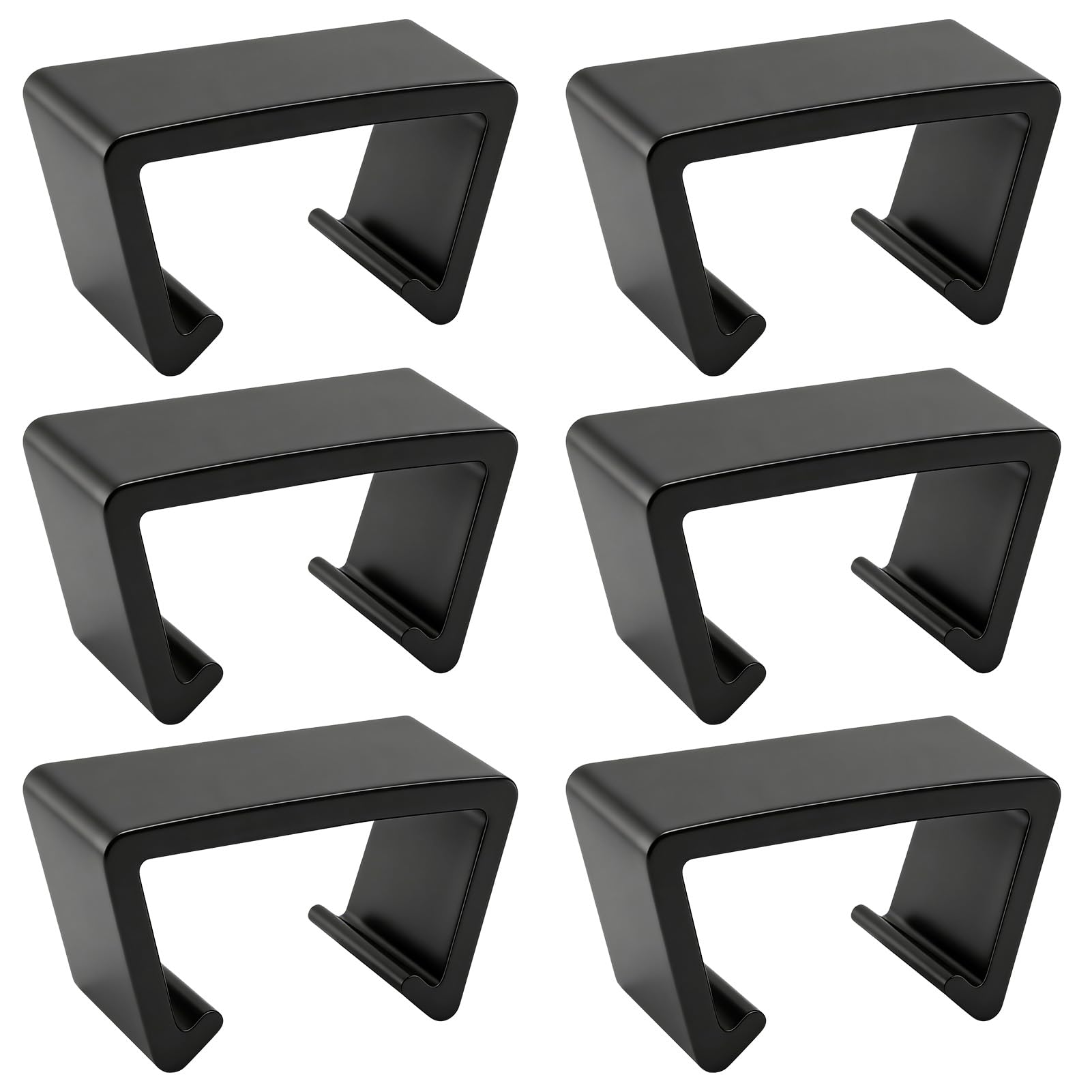 Piaeny 6PCS Big Patio Furniture Clips, 70mm Inner Diameter Heavy Duty Plastic Sofa Connectors, Outdoor Rattan Wicker Sectional Furniture Fasteners for Garden Couch Chair Balcony Terrace Use