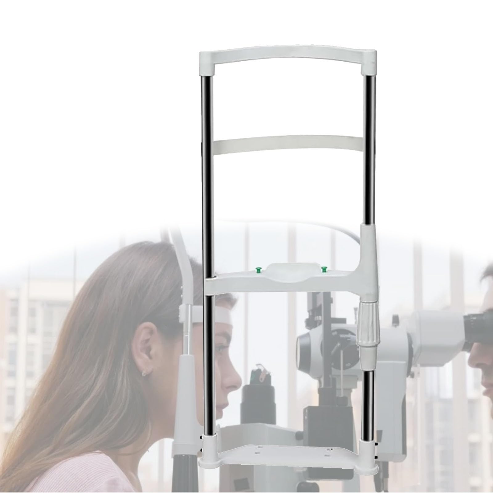 Soporte oftálmico ergonómico para clínicas y gabinetes de optometría