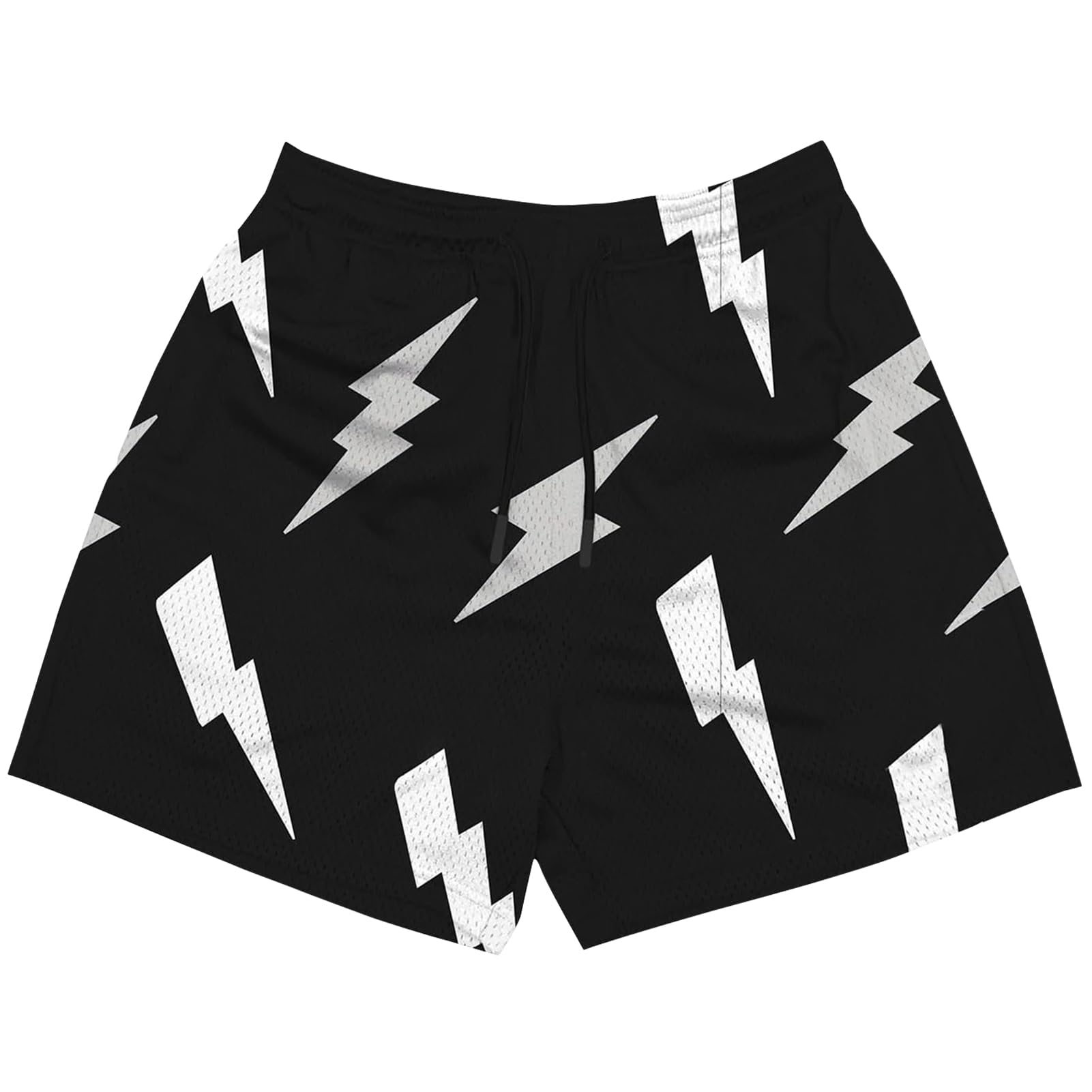 LEEYUSEN Mens Graphic Shorts Basketball Drawstring Casual Workout Athletic Summer Running Shorts