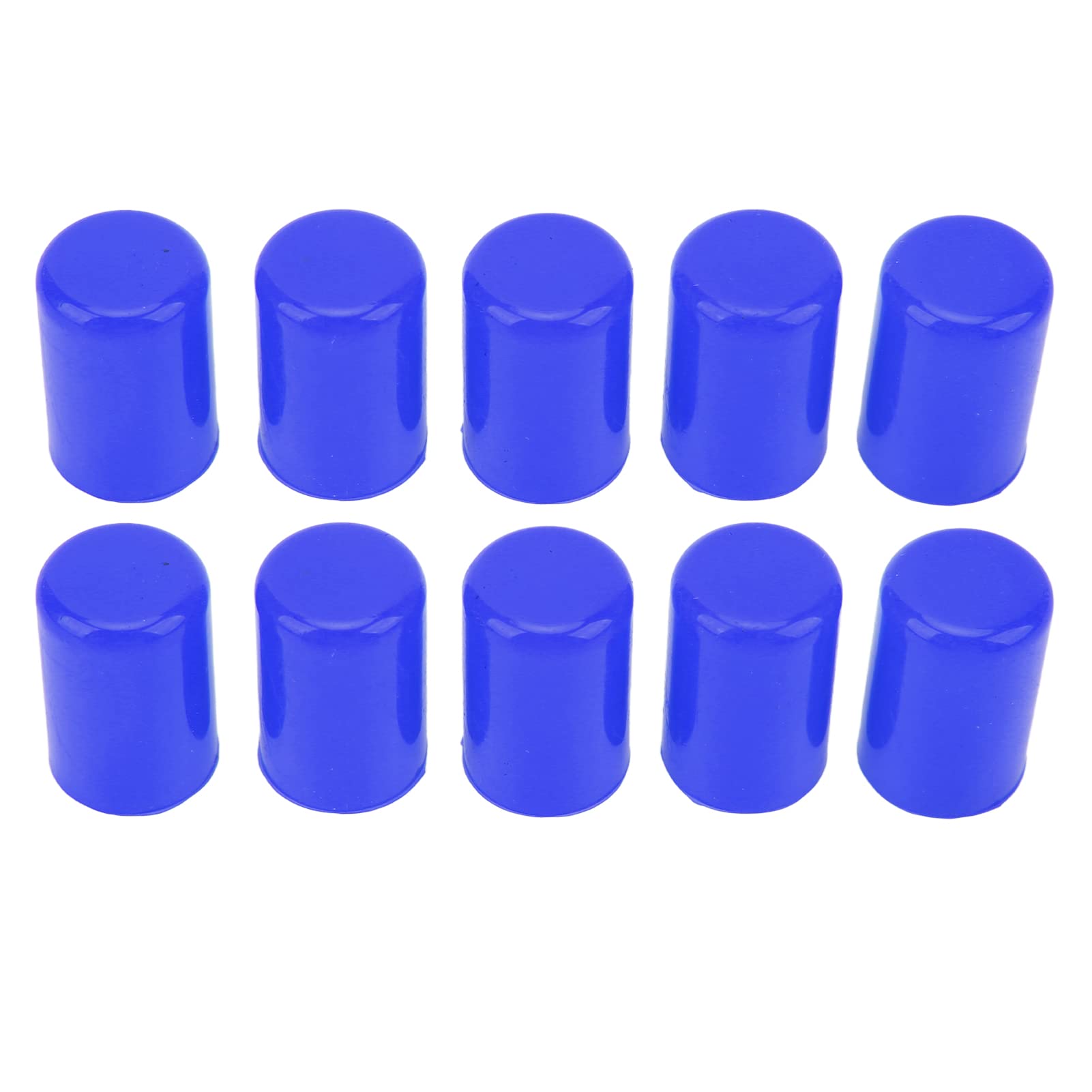 10 Pezzi Tappo di Chiusura in Silicone Universale Aspirazione Tubo Flessibile per Vuoto estremità Tappo Tappo Diametro Interno 14 Mm Nero Aspirazione Tubo per Vuoto estremità (Blu)